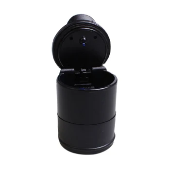 

Car With Led Portable Ashtray Car Office Ashtray Bracket Cup Black