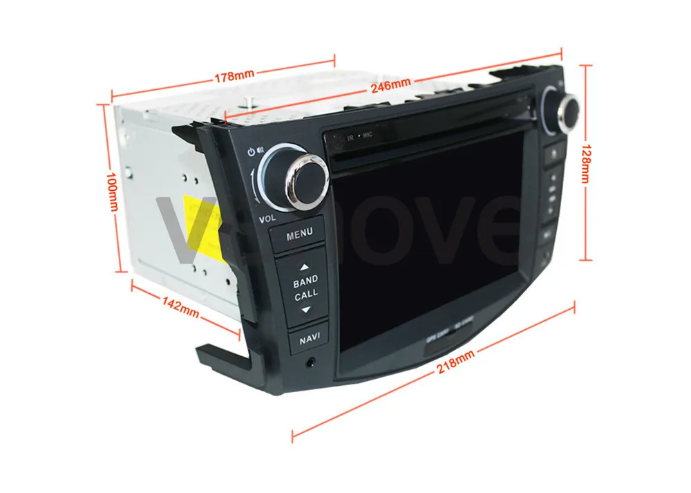 Top 7" Quad Core Car DVD Player for Toyota Rav4 RAV 4 Android 9.1 2din Car Radio Audio Video Auto Stereo GPS Navigation WIFI 17