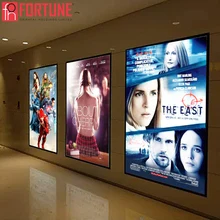 

A1 A2 Marketing Products Advertising Light Boxes For Movie Led Poster Frame Ultra-thin Tempered Glass Illuminate Light Box