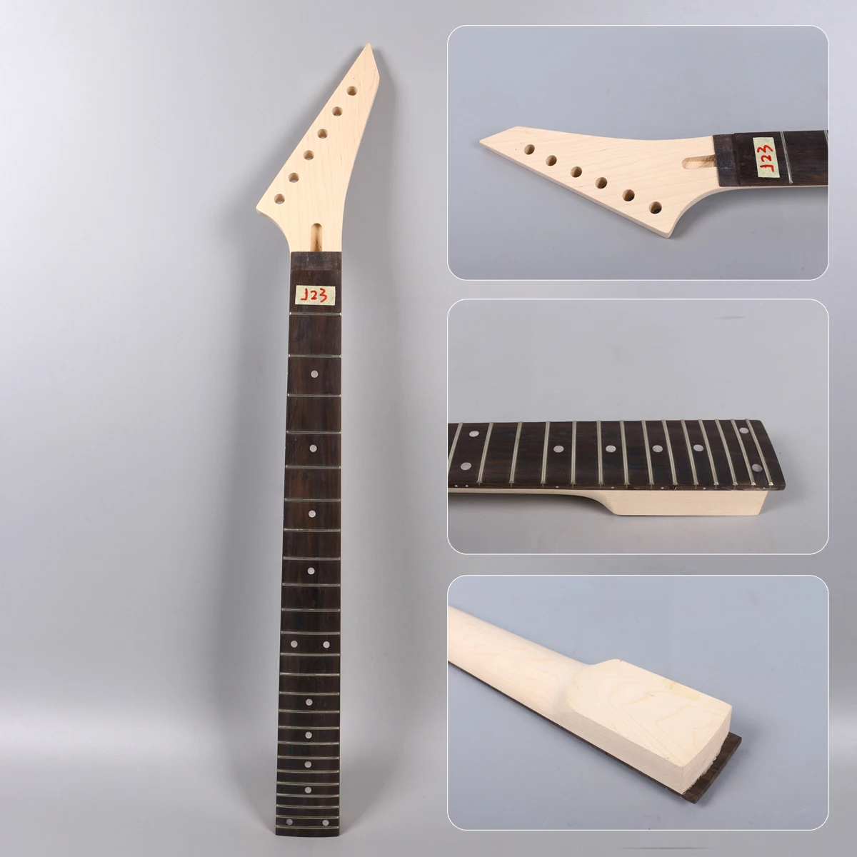 Электрогитара 24 fret 25 5 дюйма шея фиксирующая гайка клен + палисандр гриф