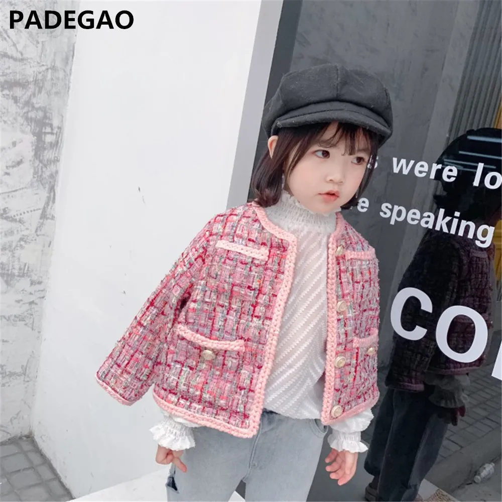 

2019 autumn and winter new children's wear girls ins Europe and the United States big brand temperament fan small fragrance heav