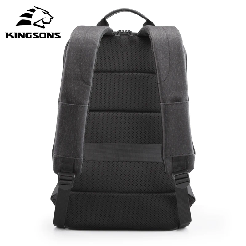 Kingsons Brand Thin Backpack Laptop Bag 15.6 Inch,waterproof