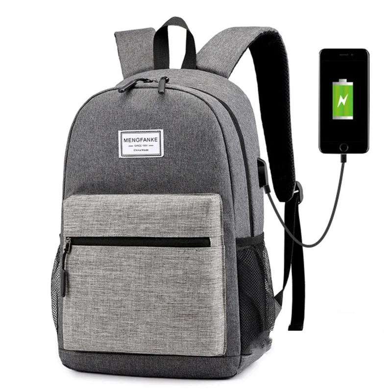 

Casual Patchwork 13.3 Inch Laptop Backpack Men Backpack Multifunctional Large Capacity Student School Bag Small Travel Bag