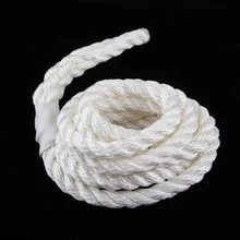 Белая Двойная оплетка 3/8 дюймов X 6,5 футов лодка бампер крыло линии морской стыковочный трос