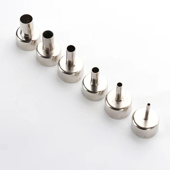 

6Pcs 3/5/6/8/10/12mm Universal Specifications Circular Nozzle Soldering Station Hot Air Gun Jet for Welding Accessories 09
