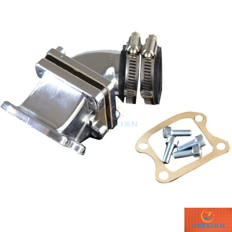 Intake Manifold Pipe Adapter Gasket Set for 2 Stroke Jog DIO 50 ZX SE50 SK50 SA50 Elite Scooter