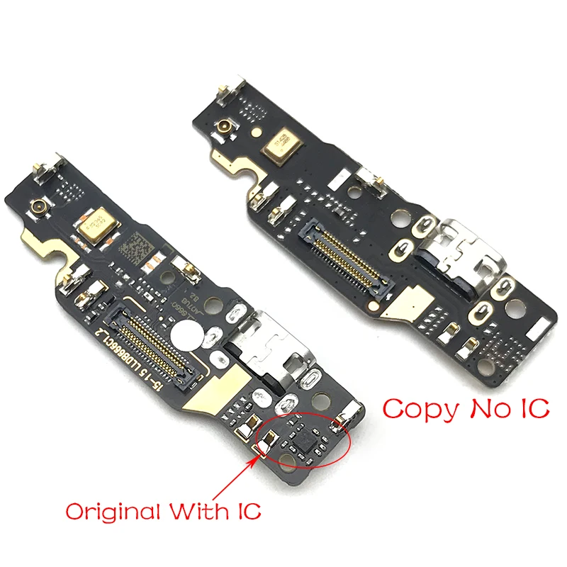 10 шт./партия, Micro USB зарядное устройство док-станция разъем зарядный порт микрофон гибкий кабель для Xiaomi Redmi Note 6 Pro запасные части