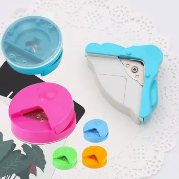 

R4 R5 DIY Mini Round Corner Cutter 5mm Paper Trimmer Puncher Circle Pattern Photo Notebook Card Tool Scrapbook Office Notebook P