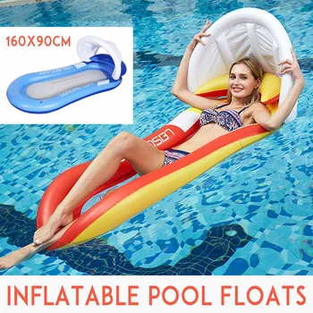 

160x90cm Inflatable Float Swimming Ring Giant Pool Float Summer Outdoor Activity Beach Party Swimming Pool Inflatable Mattress