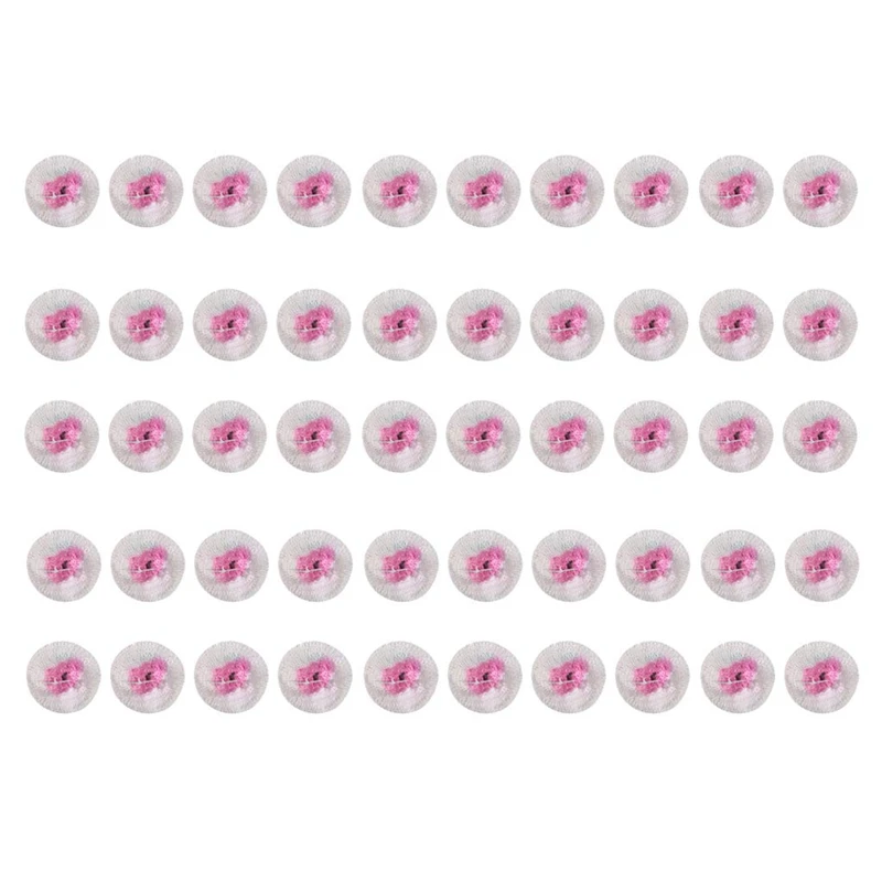 50 Pieces Replacement Gas Pressure Lantern Mantles for Camping Tent Lamp Light Pink Color