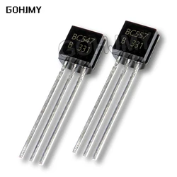 100PCS BC547+BC557 TO-92 50PCS BC547B+50PCS BC557B Transistor TO-92 new