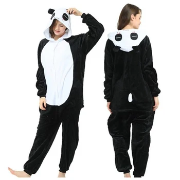 

Panda Animal Adult Fu Panda Onesies Pajamas Flannel Red Panda Family Party Cosplay Costumes