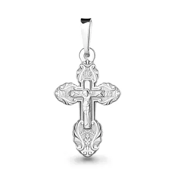 

Cross Orthodox AQUAMARINE without inserts Silver 925