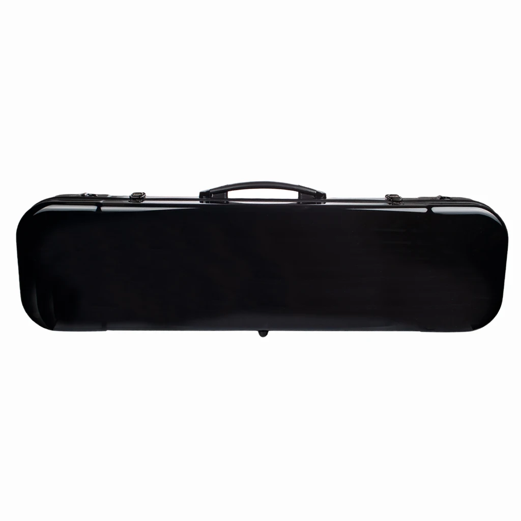 4/4 Full Size Lightwight Violin Case with Hygrometer and Carry Straps (Black)
