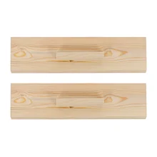 Couette pliante, 2 pièces, planches de bois, pour l'entraînement à la maison