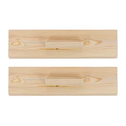 Couette pliante, 2 pièces, planches de bois, pour l'entraînement à la maison 