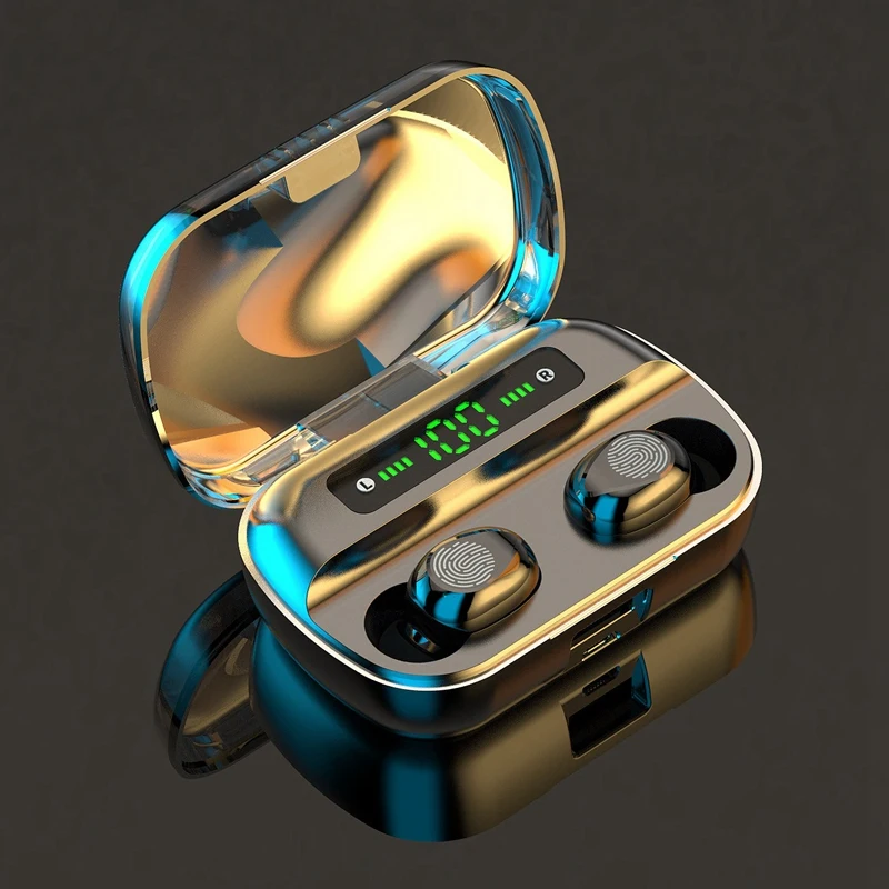 F9 Bluetooth Headset Binaural Sports Bluetooth TWS Bluetooth Power Display Wireless Bluetooth Headset TWS