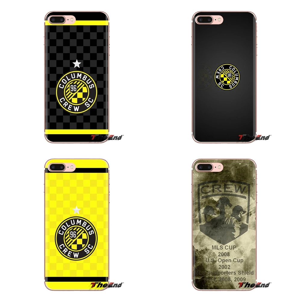 Columbus Crew SC MLS Stripe Stars For LG Spirit Motorola Moto X4 E4 E5 G5 G5S G6 Z Z2 Z3 G2 G3 C Play Plus Mini Soft Shell Cover |