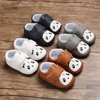 

Newborn Baby Boy Shoes First Walkers Spring Autumn Baby Boy Infant Cartoon Soft Sole Shoes 0-18 Months