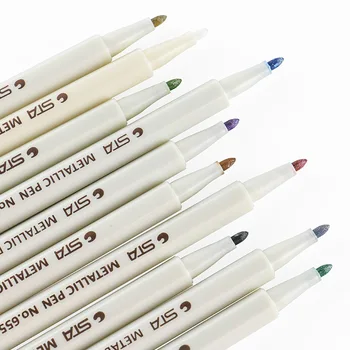 

Marker Signing Pens Metal Pen Paint Pen Metallic Color Pen Stationery Art Kits Photo Album Scrapbook Decor