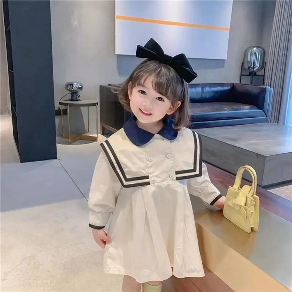 Toddler Girl Full Dress Children Cotton 