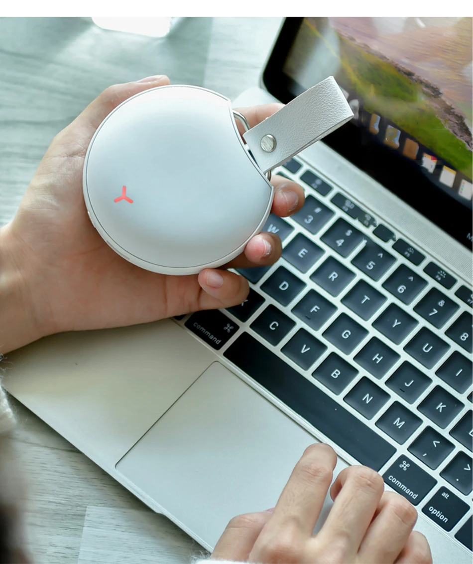 Benks грелки для рук power Bank 2A Быстрая зарядка с кабелем usb type C для Xiaomi iPhone X Внешняя батарея повербанк мини банк питания
