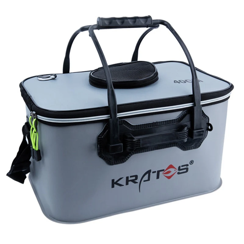 

Hot Portable EVA Fishing Bag Collapsible Fishing Bucket Live Fish Box Camping Water Container Tackle Storage Basin For Hiking