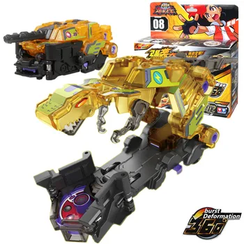 

Screechers wild burst speed fly deformation car action figures capture wafer 360 flips transformation car toys for kids gift 07