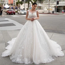 

Aedmgh Ball Gown Wedding Dresses 2022 Sweetheart Sleeveless Gorgeous Appliques Plus Size Vestido De Novia Princess Bridal Gowns
