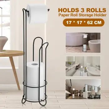 

Stainless Steel Kitchen Paper Roll Stand 60x12cm Toilet Paper Towel Storage Stand Organizer Rack Bathroom Vertical Roll Holder