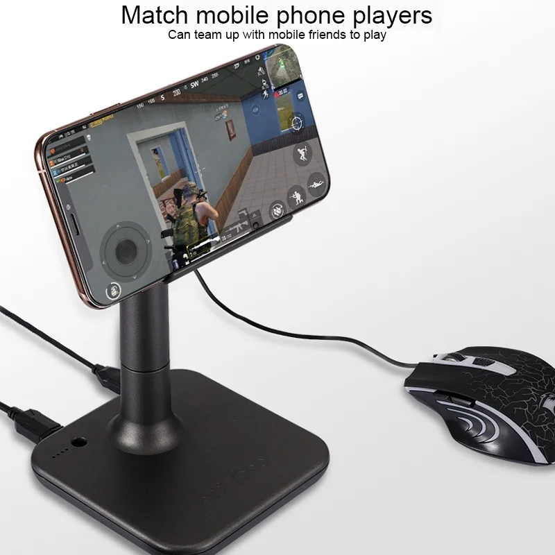 

G3 Bluetooth 5.0 Gamepad Keyboard Mouse Converter Station with Mobile Phone Holder