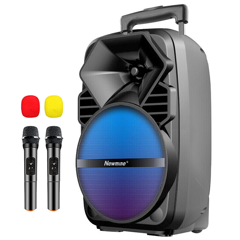 Беспроводной динамик Newmine Bluetooth для улицы стерео FM микрофон поддержка TF карт