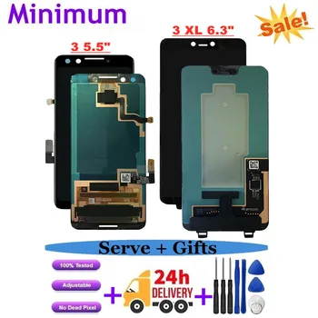 

For Google Pixel 3 5.5" LCD Display Touch Screen Digitizer Assembly For Google Pixel 3 XL 6.3" Replacement Parts