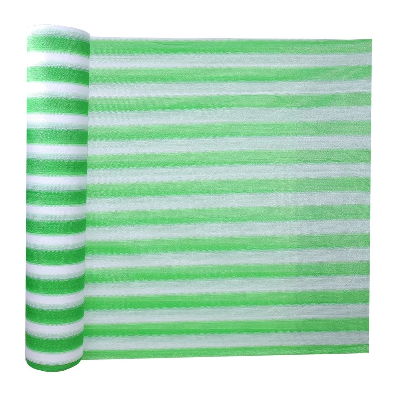 

Wholesale 70% Green And White Sun Shade Rate Net Awning Roof Plant Cover Balcony Safty Parking Place Greenhouse Flowers Barn