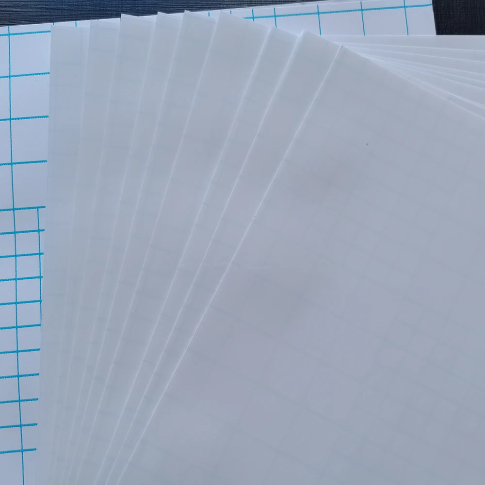 50pcs A4 Self Adhesive Glossy Cold Lamination Film without air bubble for Protecting Photos and Specimen Making lamination film