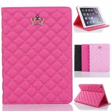 9,7 ''Корона Coque для iPad Air2 Air 2 чехол Роскошный умный авто-сон PU кожаный Стенд A1566 A1567 чехол Чехол для iPad Air 2