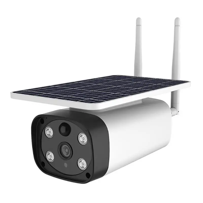 

VODOOL WiFi Solar Security PIR Surveillance IP Camera Wireless Mobile Remote Monitor with Solar Battery Power Security Camera