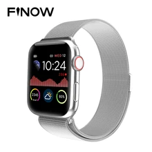 Finow W68 умные часы для мужчин 1,54 дюймов полный сенсорный весь день яркий дисплей монитор сердечного ритма для Apple IOS Android телефон умные часы