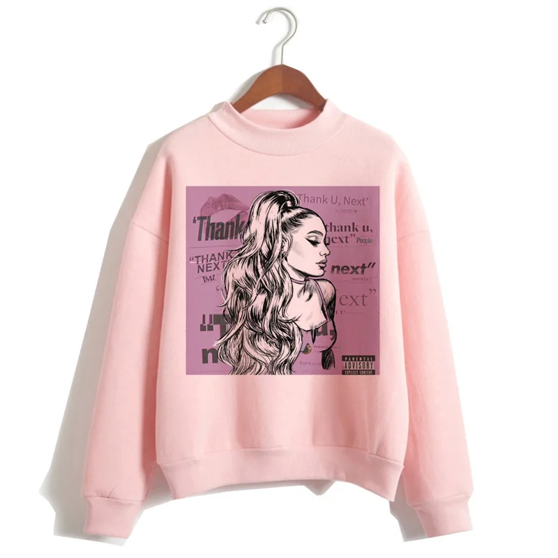 Ariana Grande harajuku Женская толстовка с капюшоном ulzzang худи уличная хип хоп Мода корейский стиль новинка Женский 90s