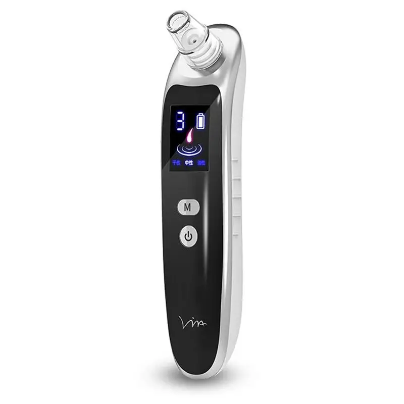 

LED Electric Acne Blackhead Vacuum Cleaner Pore Skin Care Tools Nose Face Deep Cleansing Suction Machine with 6 Head