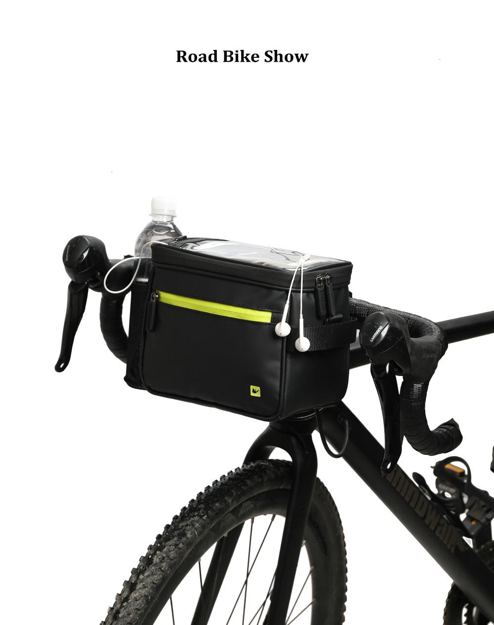Rhinowalk Bicycle Front Bag Touch Screen 7 Inch Handlebar Phone Bag Waterproof Electric Folding Bicycle 4.5L Camera Bag Handbag (13)