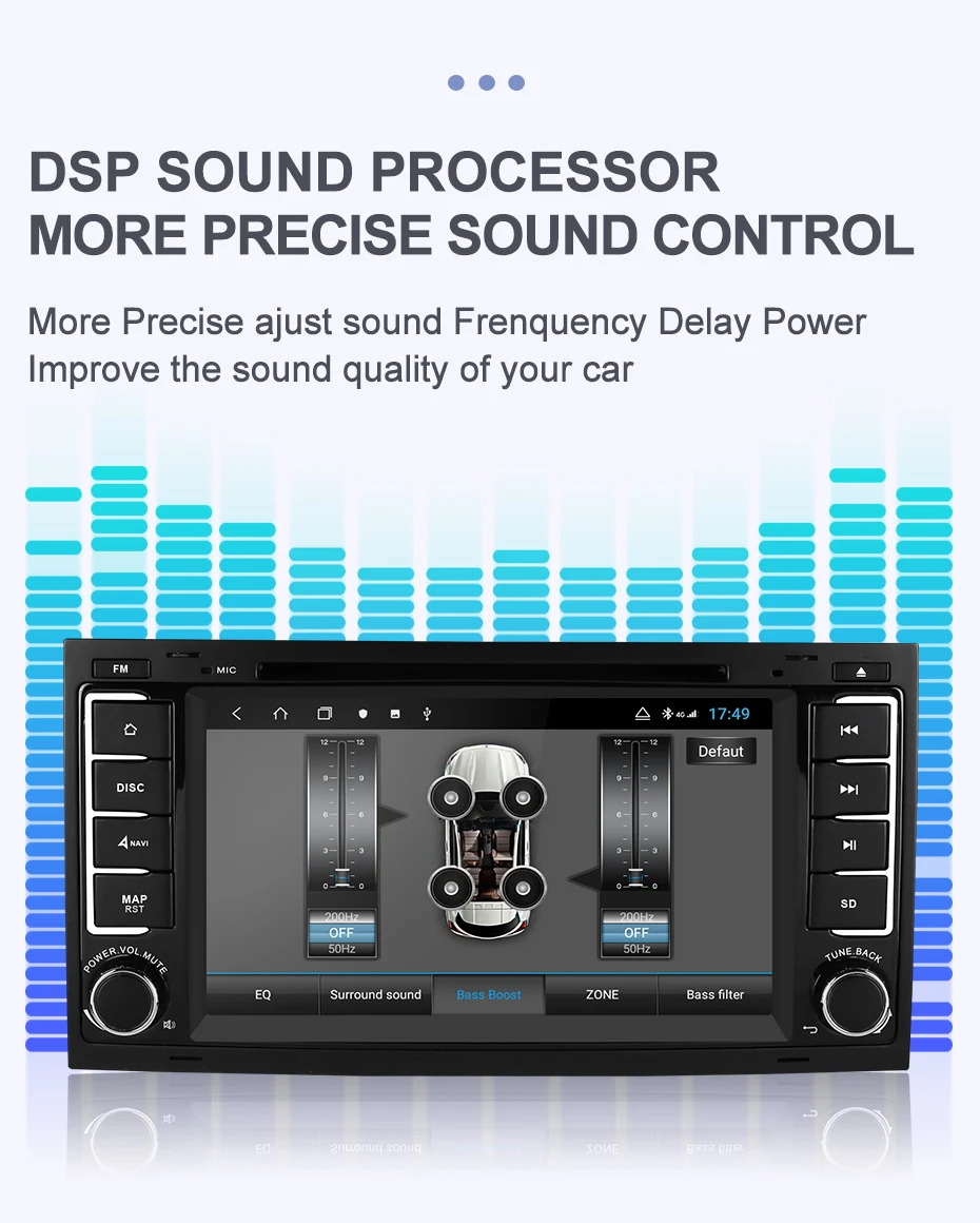 Clearance Isudar H53 4G Android Auto Radio 2 Din For Volkswagen/Touareg Car Multimedia DVD Player Octa Core RAM 4GB ROM 64G DSP DVR Camera 9