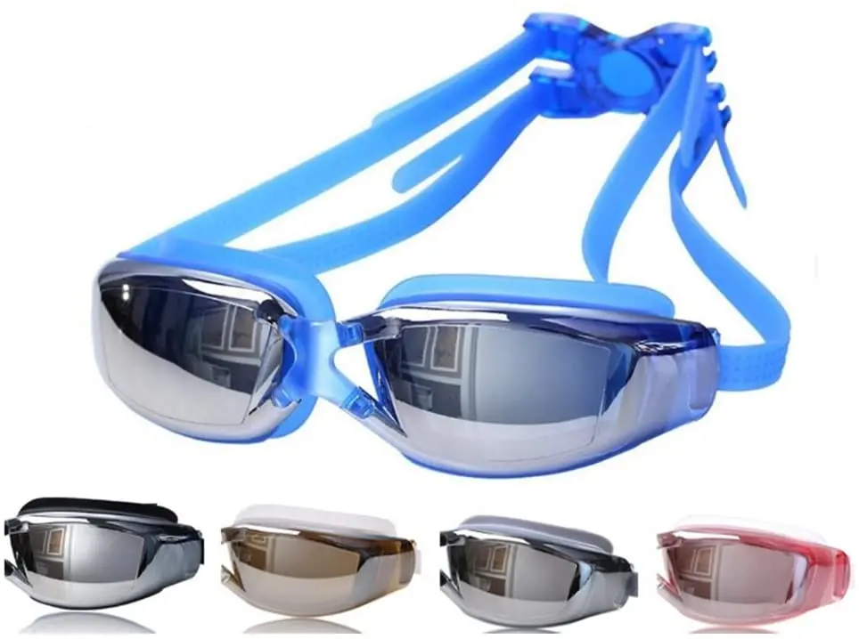 Gafas de natación antiniebla para miopía, lentes de natación profesionales ópticas Unisex, máscara a prueba de agua, gafas de buceo para verano