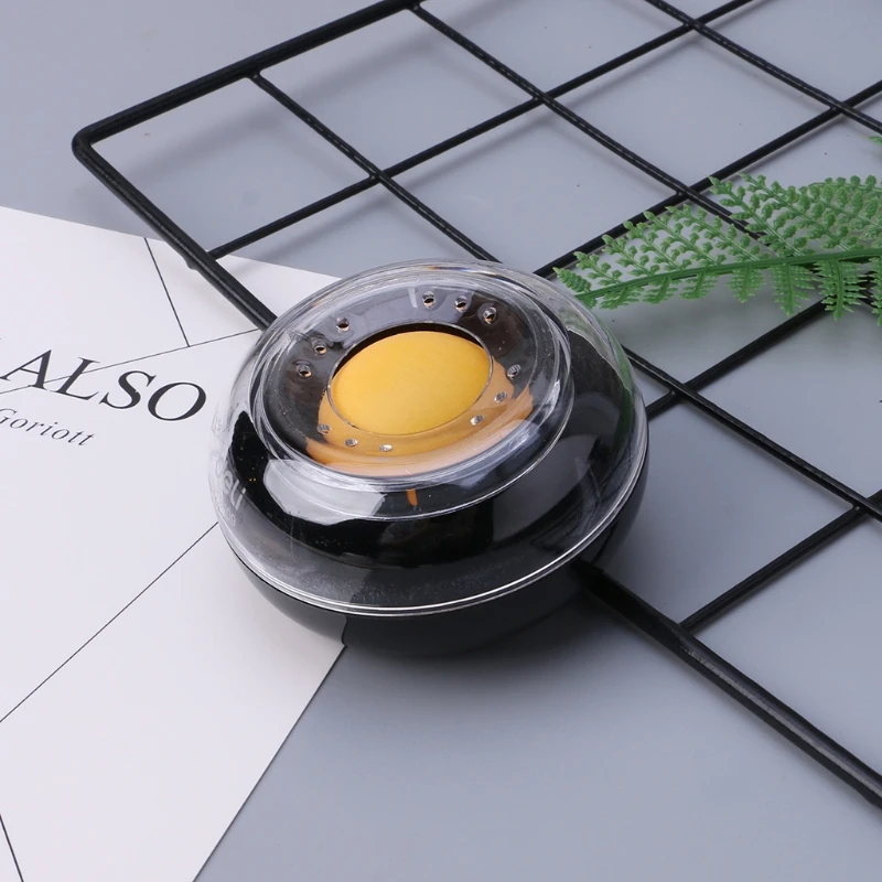 Plastic Round Case Sponge Finger Wet Tool For Casher Counting Cash Q1JC finger wet sponge