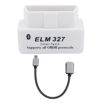 

1 Pcs V2.1 Mini Elm327 Obd2 Bluetooth Auto Scanner Obdii 2 Car Elm 327 Tester Diagnostic Tool for Android Windows Symbian & 1 Pc