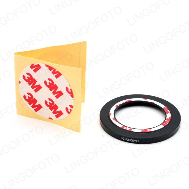 Фотокольцо адаптера алюминиевого фильтра для Sony RX100 RX100II RX100III RX100IV 52 мм|filter adapter