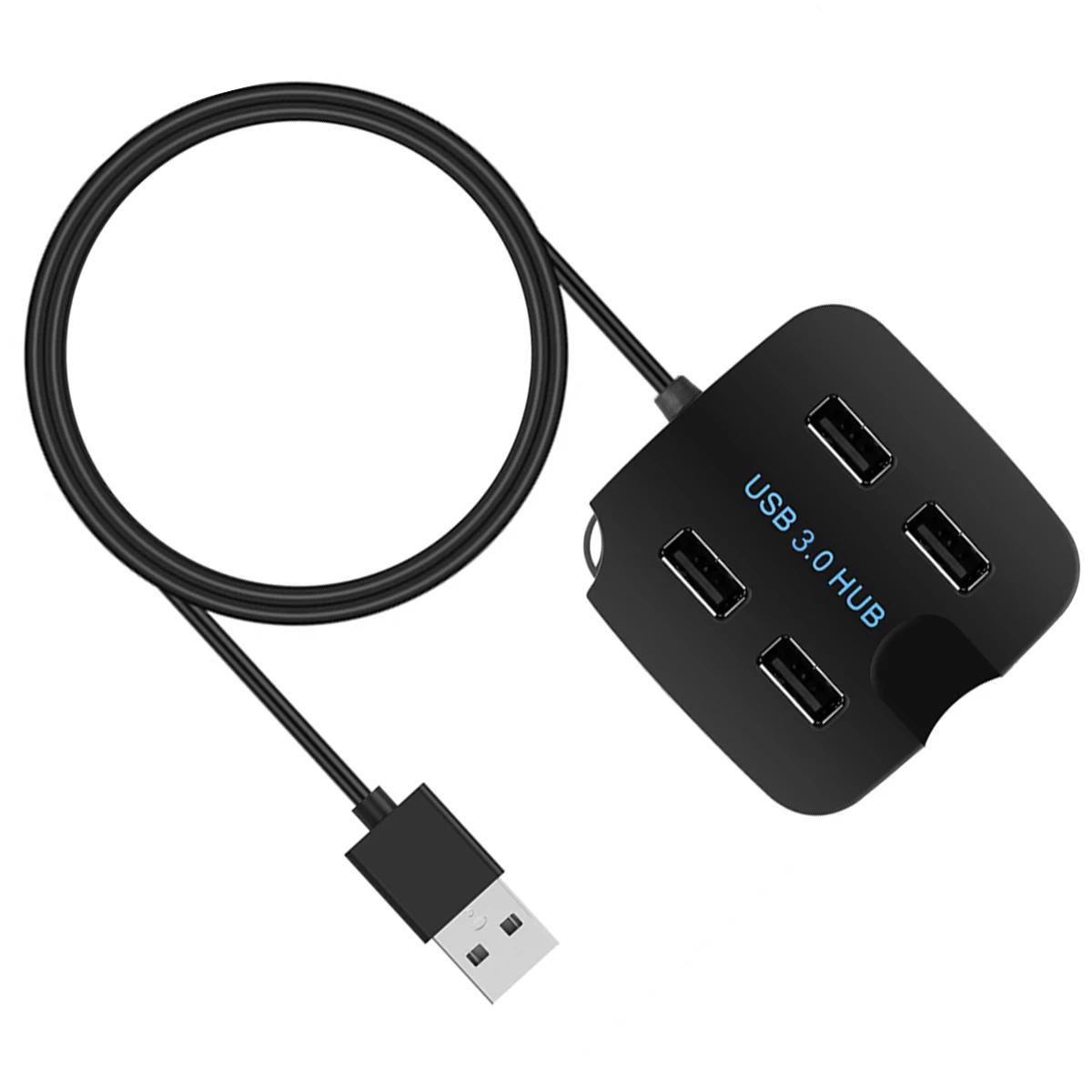 4 портовый концентратор USB 3 0 подключи и играй разветвитель адаптер с кронштейном