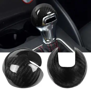 

For 2014-18 Gear lever decorative cover Carbon Fiber Gear Lever Trim Cover