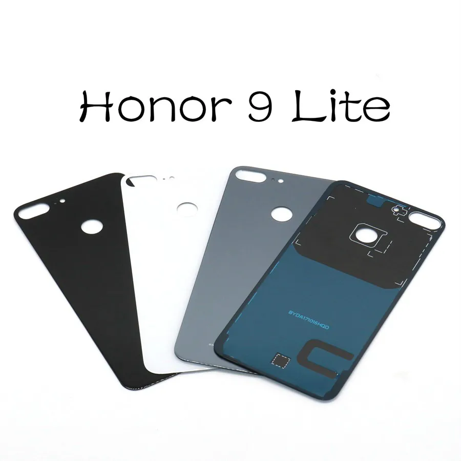 Крышка батарейного отсека для Huawei Honor 9 Задняя стеклянная панель задний корпус