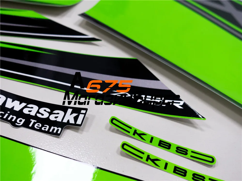 Для Kawasaki Ninja ZX6R ZX-6R 6R гоночной команды КРТ 2013 наклейки обтекатель таблички